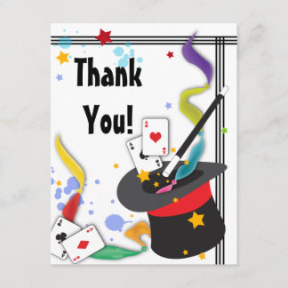 Bunter Spritzen-Spaß mit magischer Dankeskarte