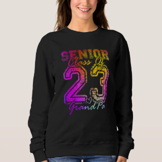 Bunter stolzer Opa süßes Herz Abschluss Senior  Sweatshirt