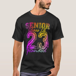 Bunter stolzer Opa süßes Herz Absolvent Senior  T-Shirt