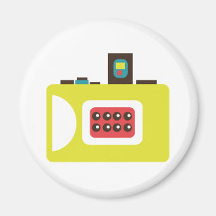 Bunter Supers Kamera-Fotograf des Spaß- Magnet