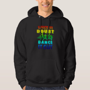 Bunter Tanzinstruktor Tanzend  Tanzlehrer Hoodie