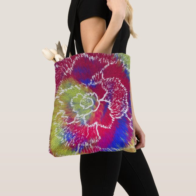 Bunter Tie-Dye-Taschensack (Von Nahem)