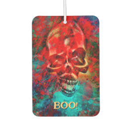 Bunter Totenkopf. Buh! Autolufterfrischer
