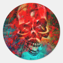 Bunter Totenkopf