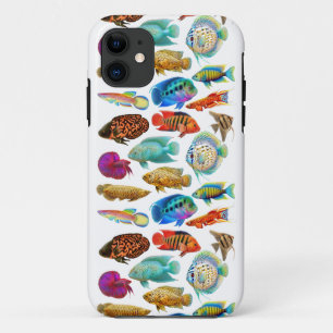 Bunter tropischer Aquarium-Fische iPhone Kasten Case-Mate iPhone Hülle