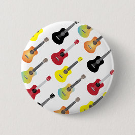 Bunter Ukulele kopiert Musik Button