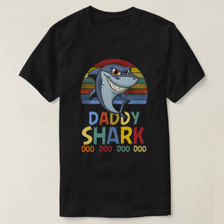 Bunter Vati-großer Haifisch T-Shirt