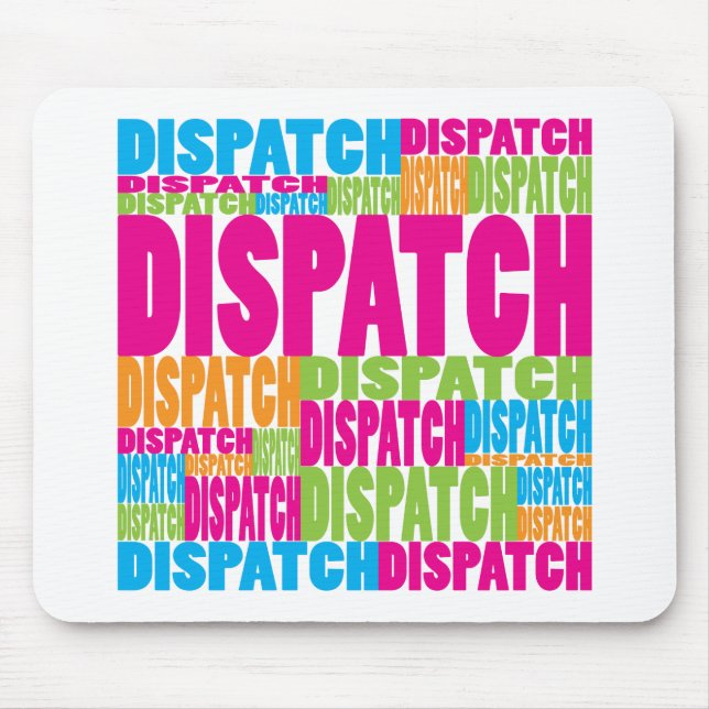 Bunter Versand Mousepad (Vorne)