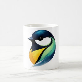 Bunter Vogelbecher Kaffeetasse