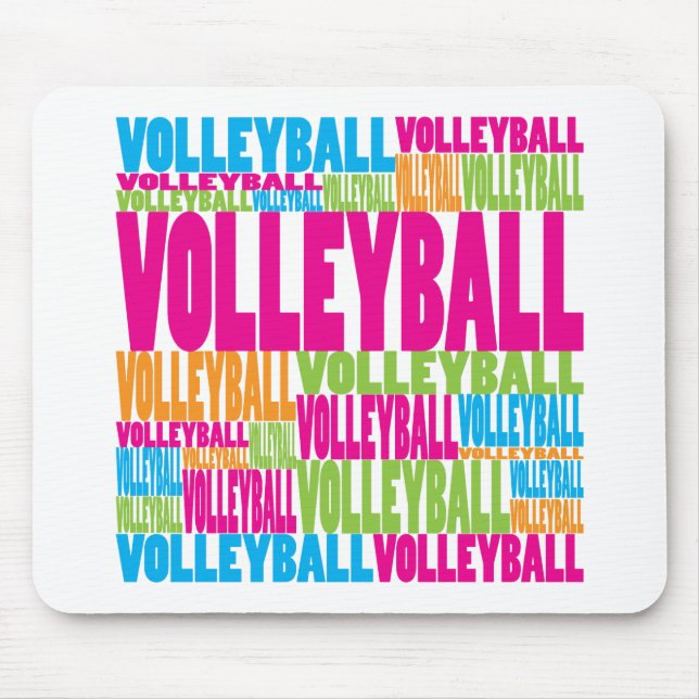 Bunter Volleyball Mousepad (Vorne)