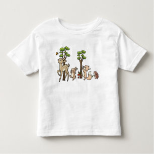 bunter Waldlauf Kleinkind T-shirt