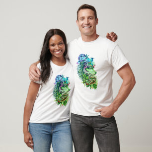 bunter Wolf Herrscher T - Shirt