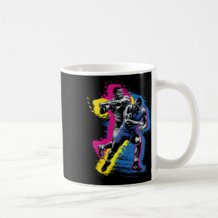 Bunter Wrestling-Spieler für Männer Frauen Kinder  Kaffeetasse
