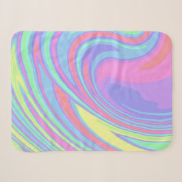 Buntes abstraktes Einhorn Sherpadecke