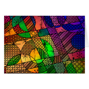 Buntes abstraktes mit Beschaffenheiten u. Mustern