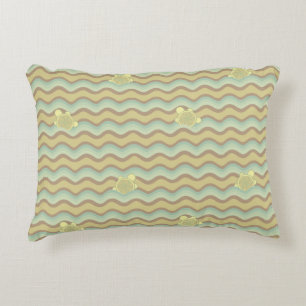buntes abstraktes Muster, Wellen Zierkissen