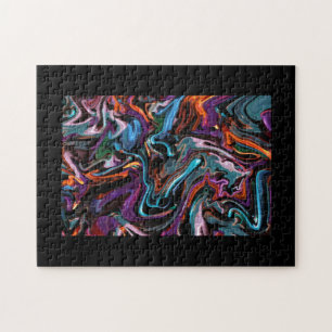 Buntes abstraktes Puzzle