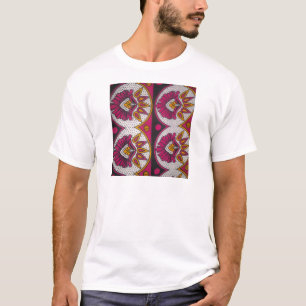 Buntes Afrikanisches Stoff-Motiv-Kunstposter T-Shirt