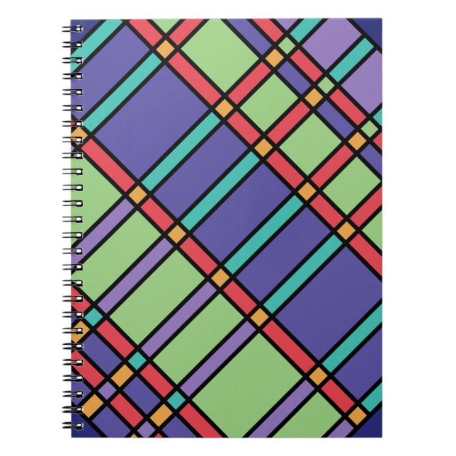 Buntes Bleiglas Notizblock (Vorderseite)