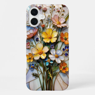 Buntes Blumenbouquet iPhone-Hülle Warme Töne iPhone 16 Plus Hülle
