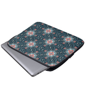 Buntes Blumenmuster-Laptophülle Laptopschutzhülle