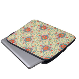 Buntes Blumenmuster-Laptophülle Laptopschutzhülle
