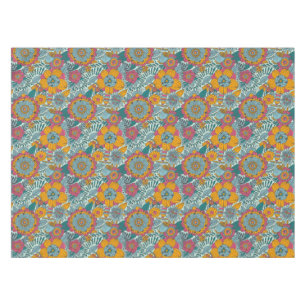 Buntes Blumenmuster Tischdecke