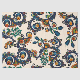 Buntes Bohemisches Boho MOD Hippy Chic-Muster Seidenpapier