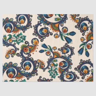 Buntes Bohemisches Boho MOD Hippy Chic-Muster Seidenpapier