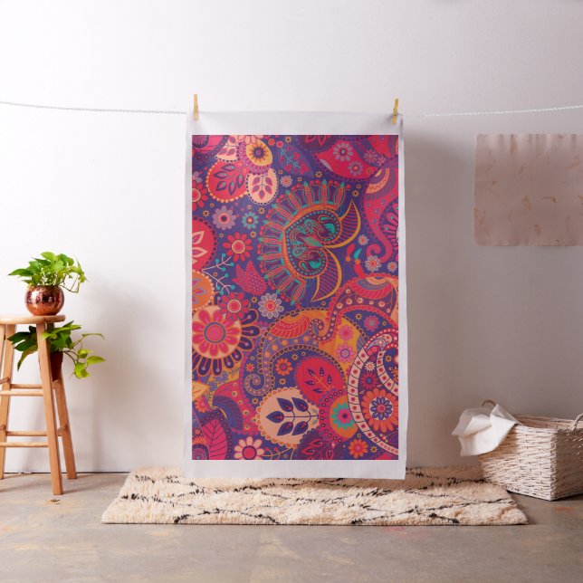 Buntes Bohemisches Boho MOD Hippy Chic-Muster Stoff (Beispiel)