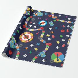 Buntes Brettspiel-Muster-Packpapier Geschenkpapier