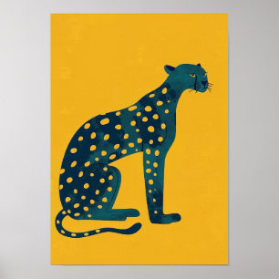 Buntes Cartoon-Straßenszene-Poster für Kinderzimme Poster