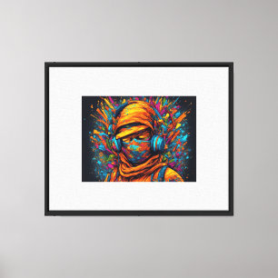 Buntes Cool Boy Leinwandkunst Leinwanddruck