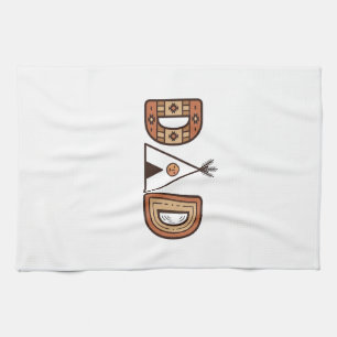 Buntes Dad-Tipi-Lettering-Shirt-Design_1 Geschirrtuch