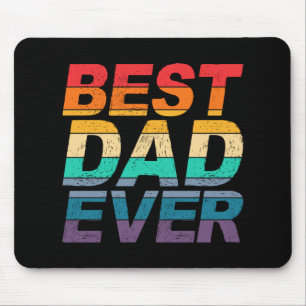 Buntes Der beste Vater überhaupt zum Vatertag Ma Mousepad