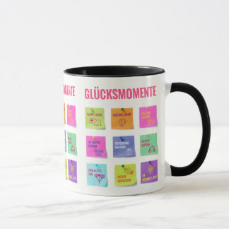 Buntes Design mit Glücksmomenten Tasse