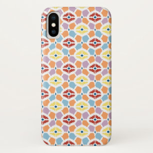 Buntes Diamanten ikat geometrisch iPhone X Hülle