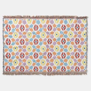 Buntes Diamanten ikat geometrisch Decke