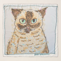 Buntes Eigenartiges Katzenporträt