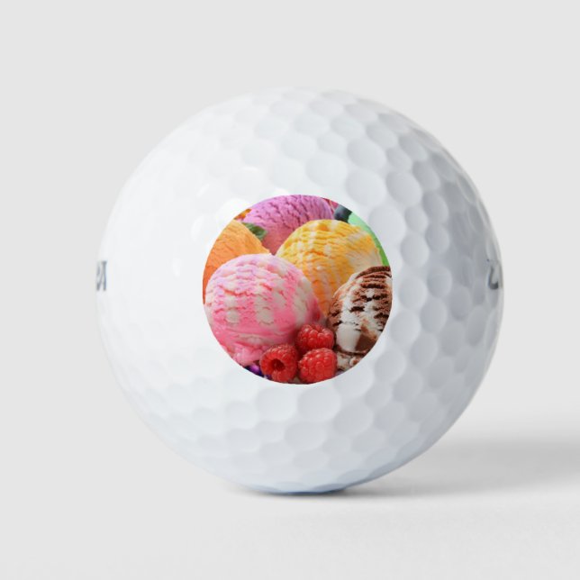 buntes Eis Golfball (Vorderseite)