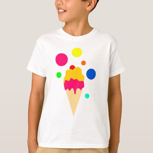 buntes Eis T-Shirt (Vorderseite)