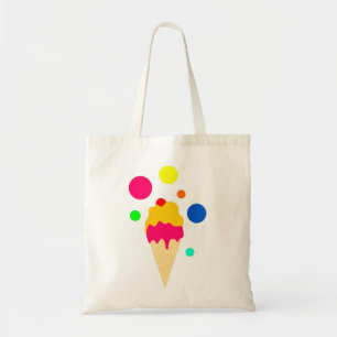 buntes Eis Tragetasche