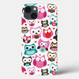 buntes Eulenmuster Case-Mate iPhone Hülle
