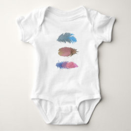 Buntes Federbaby onsie Baby Strampler