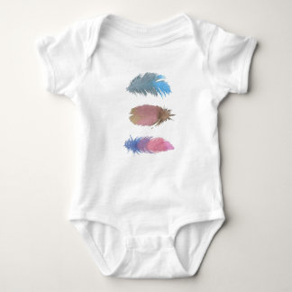 Buntes Federbaby onsie Baby Strampler