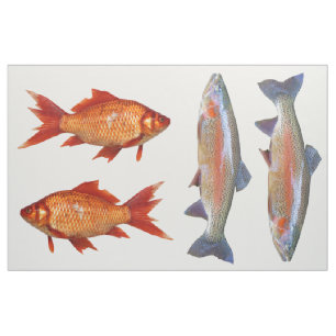 Buntes Fisch-Fett-Viertel Stoff