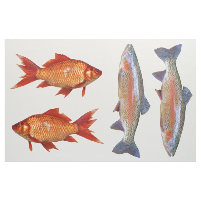 Buntes Fisch-Fett-Viertel Stoff (Fat Quarter (45,7 x 55,9 cm))
