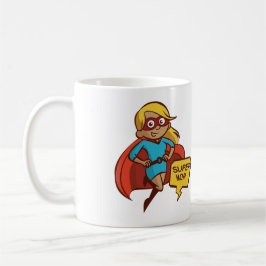 Buntes Fliegen-SuperMama Kaffeetasse