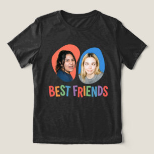 Buntes Foto-Template für beste Freunde Tri-Blend Shirt