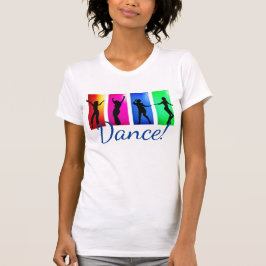 Buntes Frauen-Tanzen T-Shirt